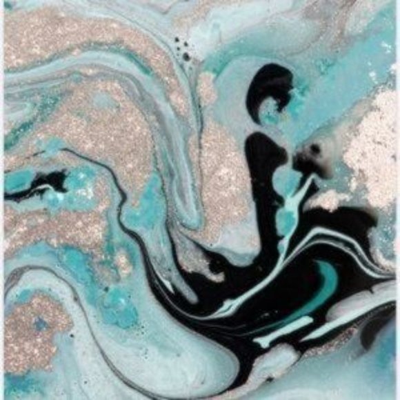 Modern contemporary abstract luxury art print - Picture 2 of 3